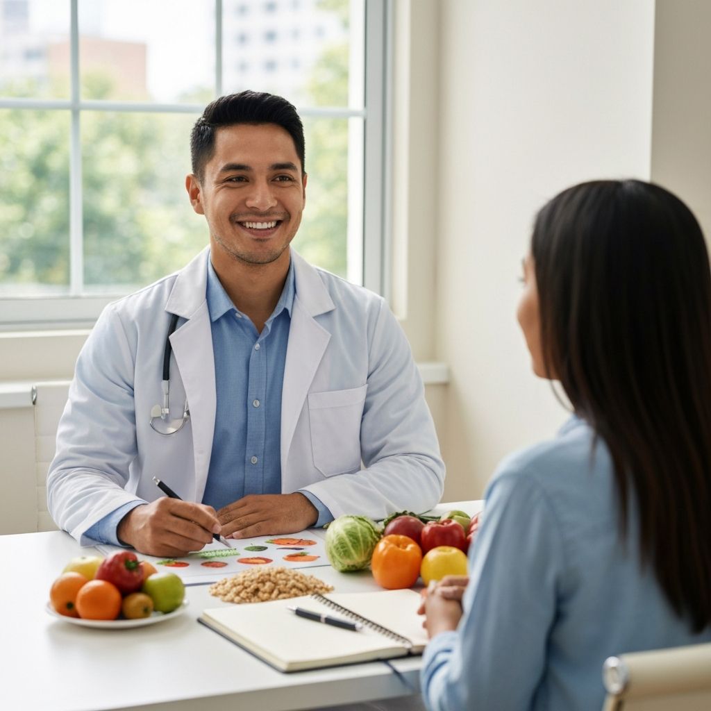 Professional nutritionist providing education and support